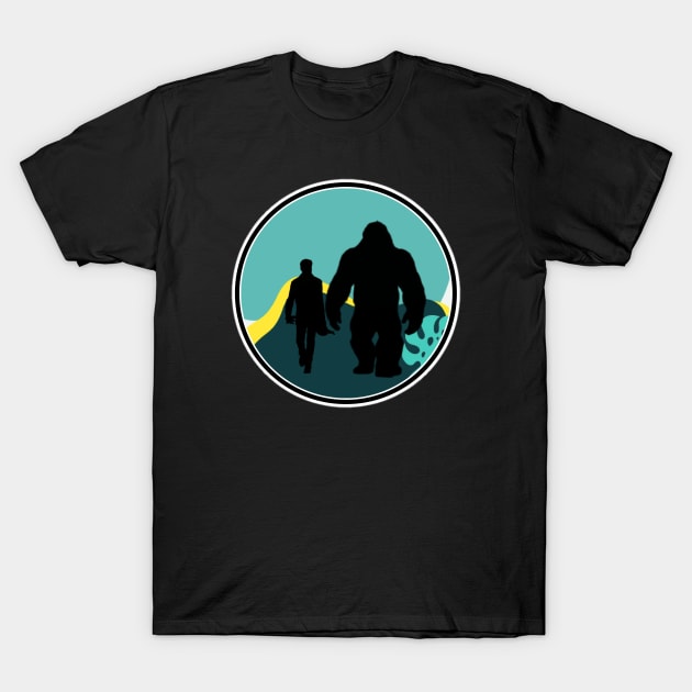 Pierce Brosnan and Bigfoot T-Shirt by Walters Mom